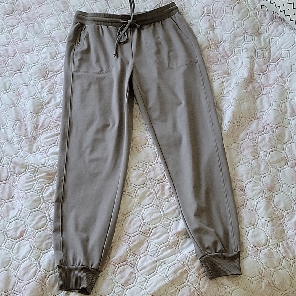 Rachel Zoe Taupe Drawstring Jogger Pants - Picture 4 of 10